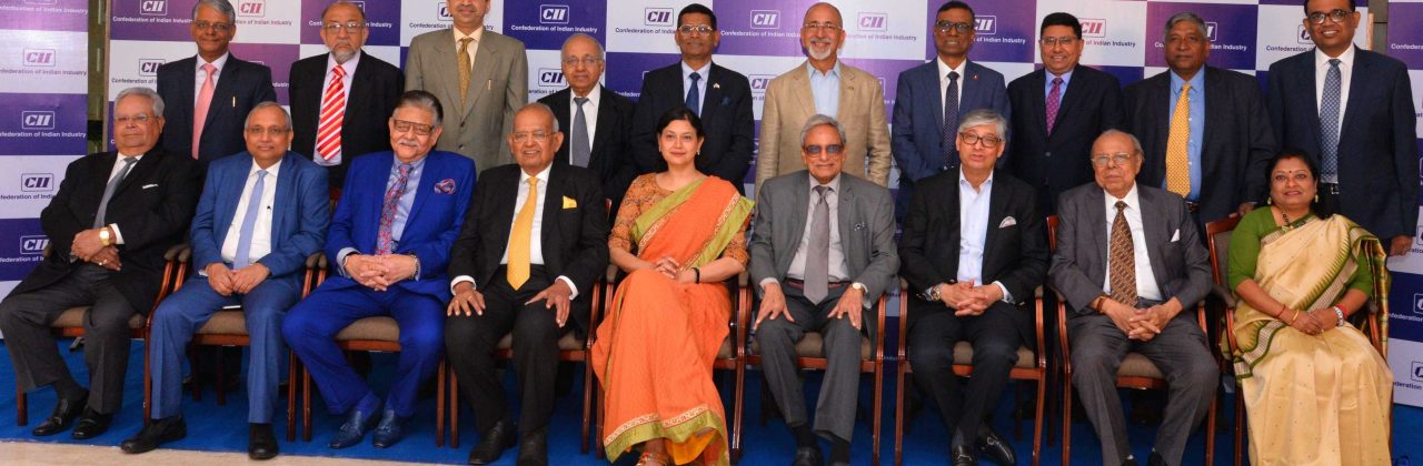 Industry stalwarts at the CII Annual General Meeting in Kolkata