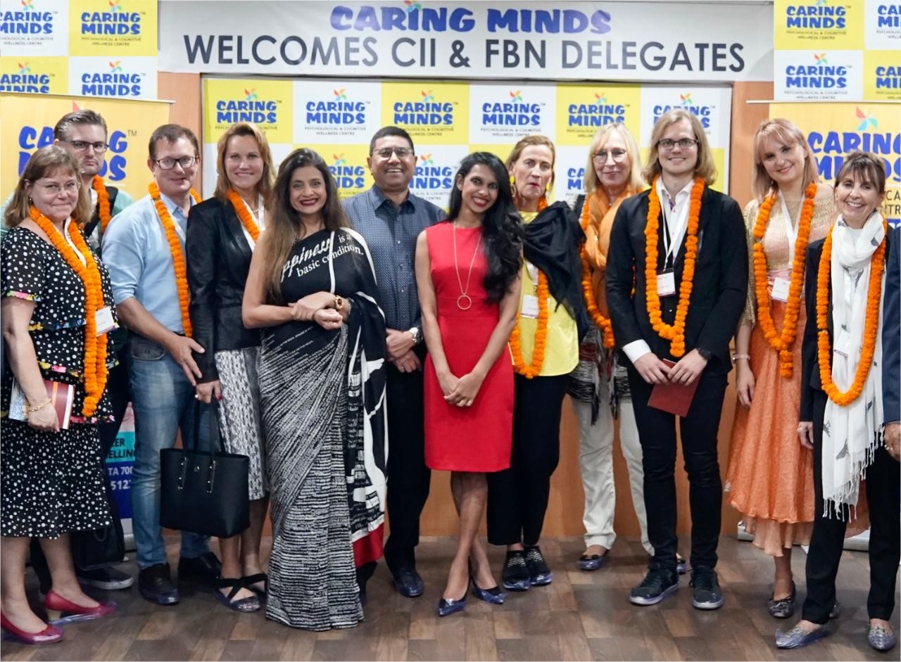 An international delegation comprising fellow leaders of family businesses from across the world visited Patton Groups’s initiative Caring Minds on 13th October 2019