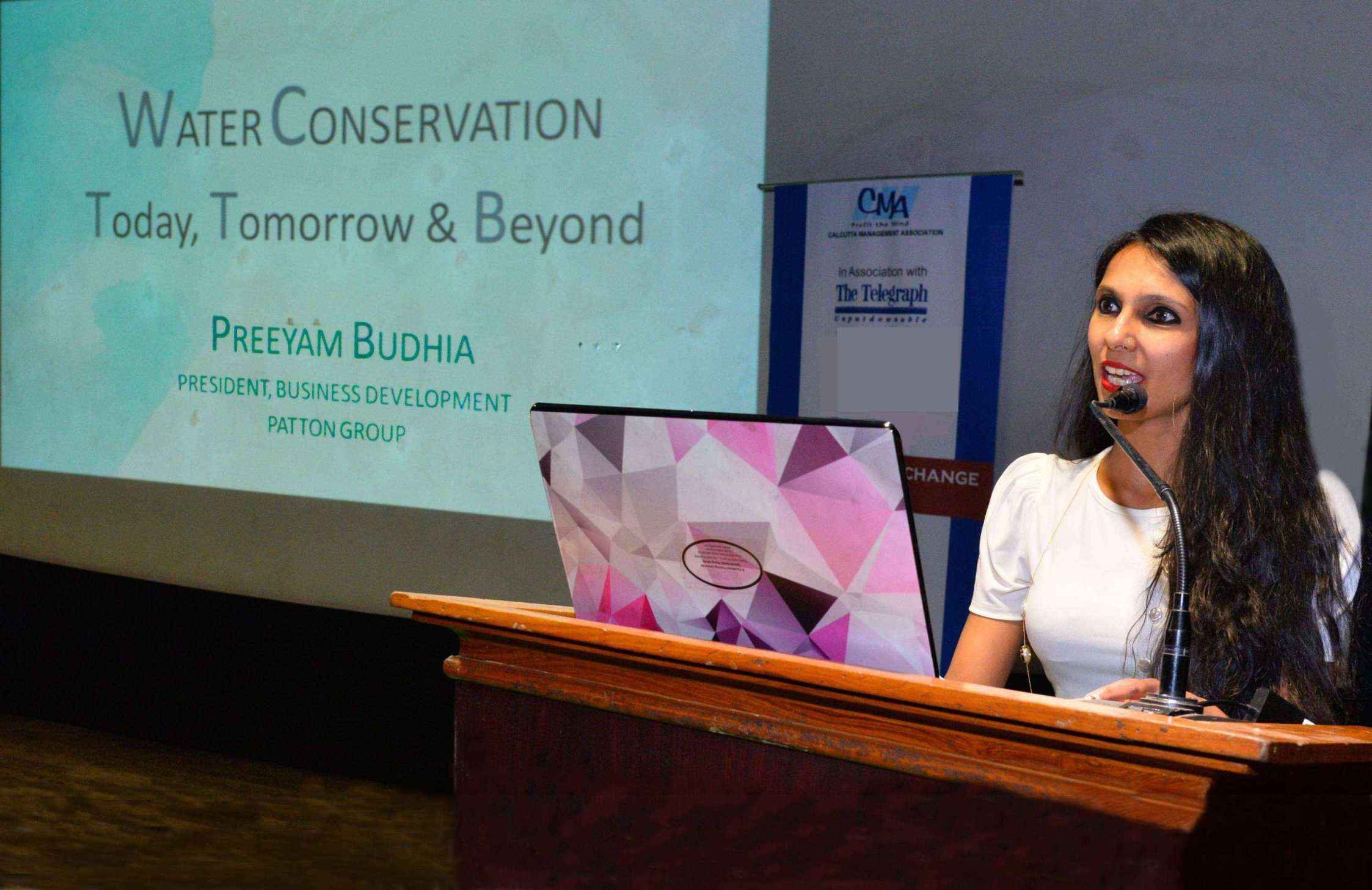 Preeyam Budhia Highlights India’s Water Crisis & Patton Group’s Water Conservation Initiatives