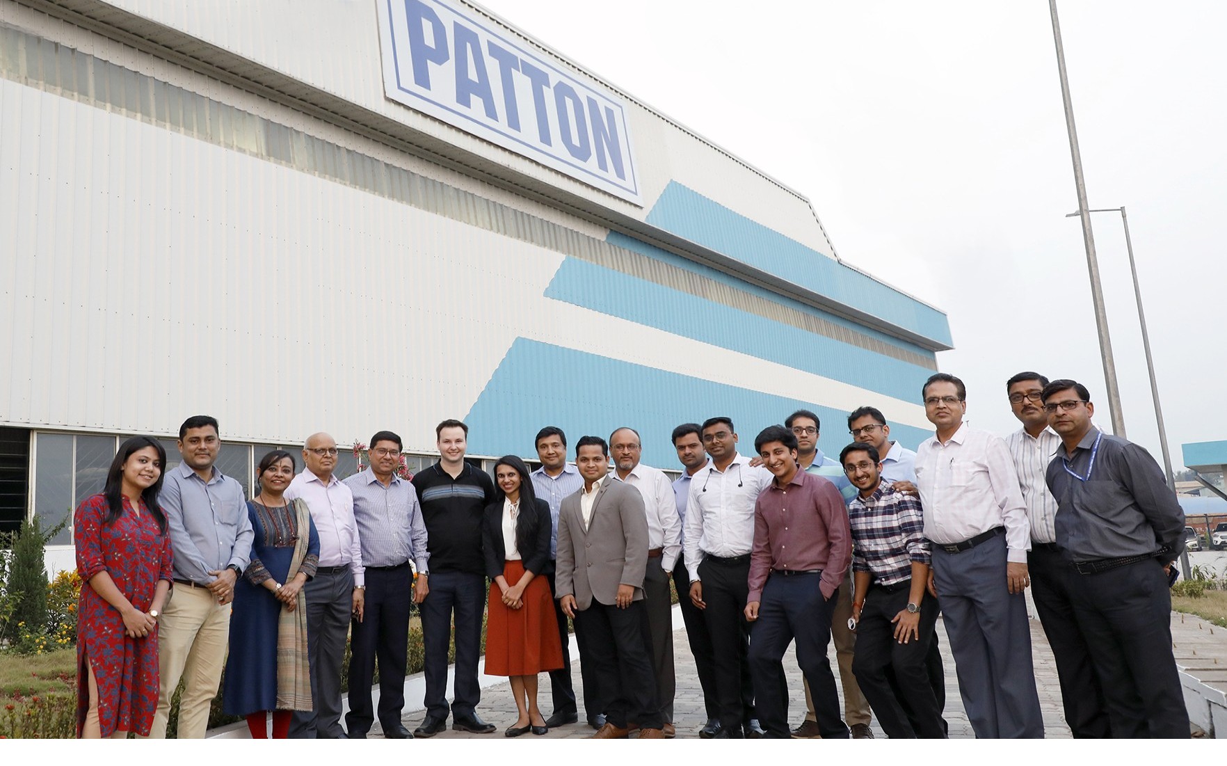 Team Patton with overseas client at our Uluberia Patton Plant