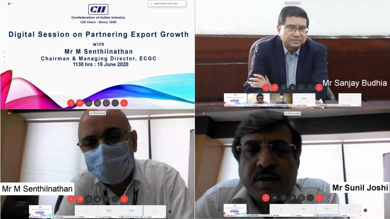 Sanjay Budhia at CII e-session on Partnering Export Growth